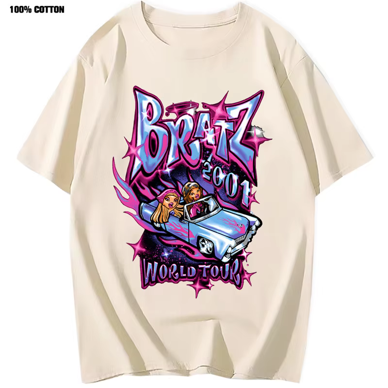 Bratz-T-shirt manches courtes pour femme