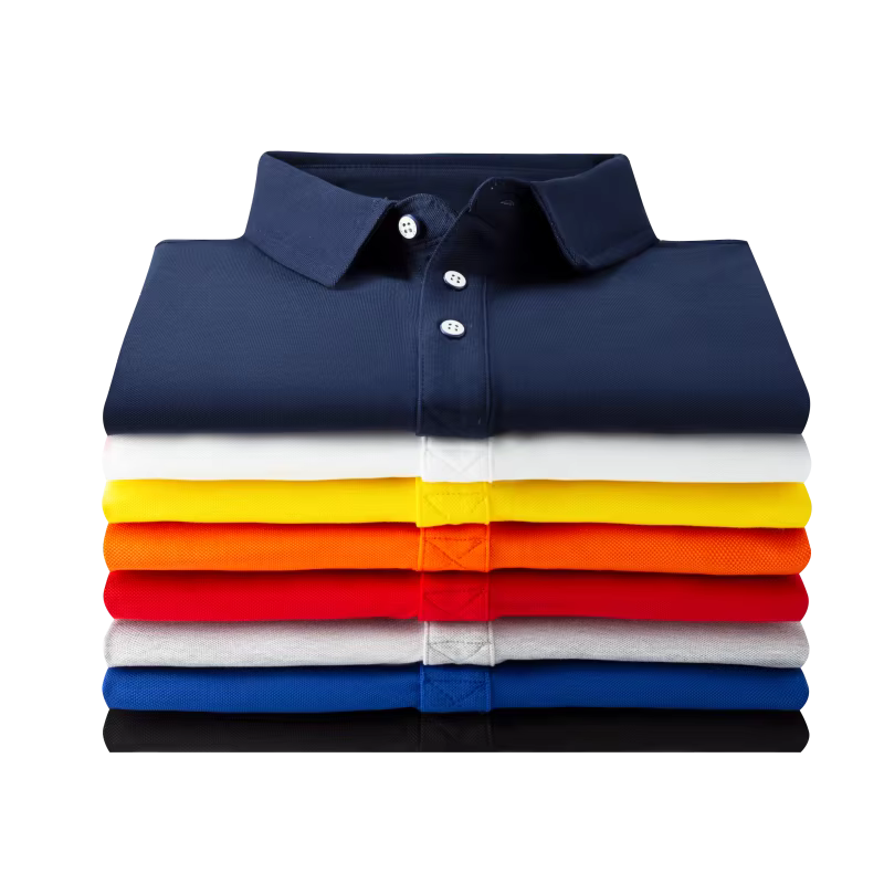 Haut de gamme polo shirt personnalisé été manches courtes impression icône logo revers t