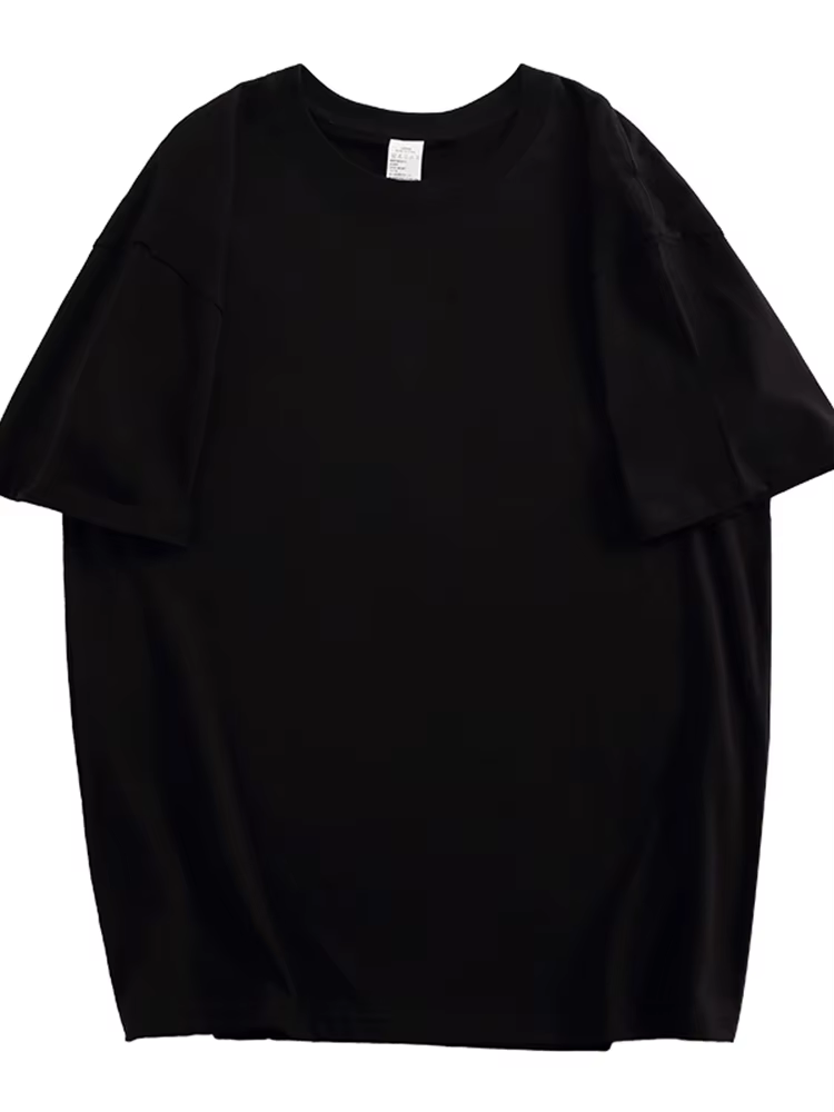 T-shirt en coton de qualité pour femme à manches courtes 2026 – T-shirts oversize d'été Harajuku