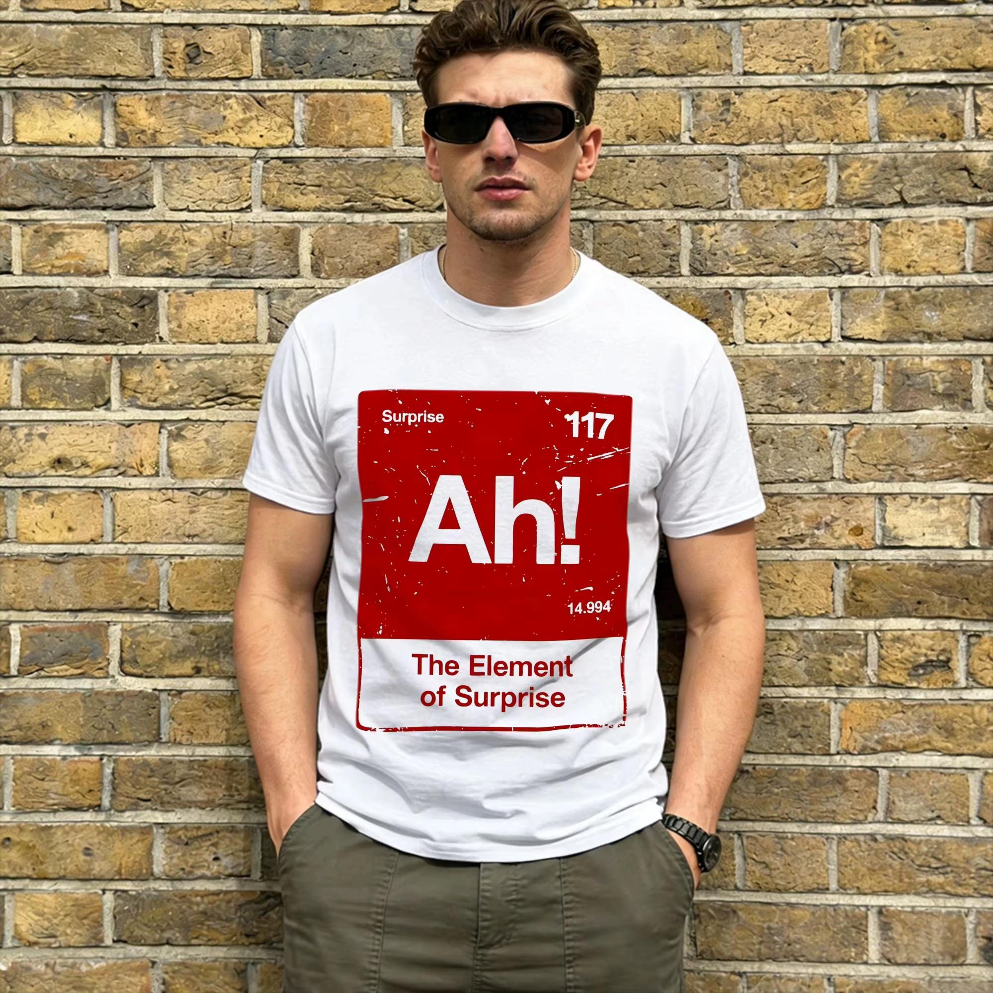 Ah! T-shirts The Element of Surprise pour hommes