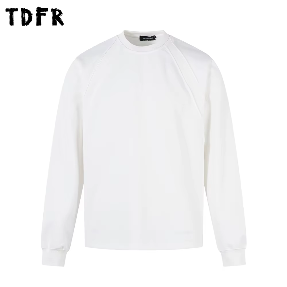 T-shirt à manches longues épissé pour hommes