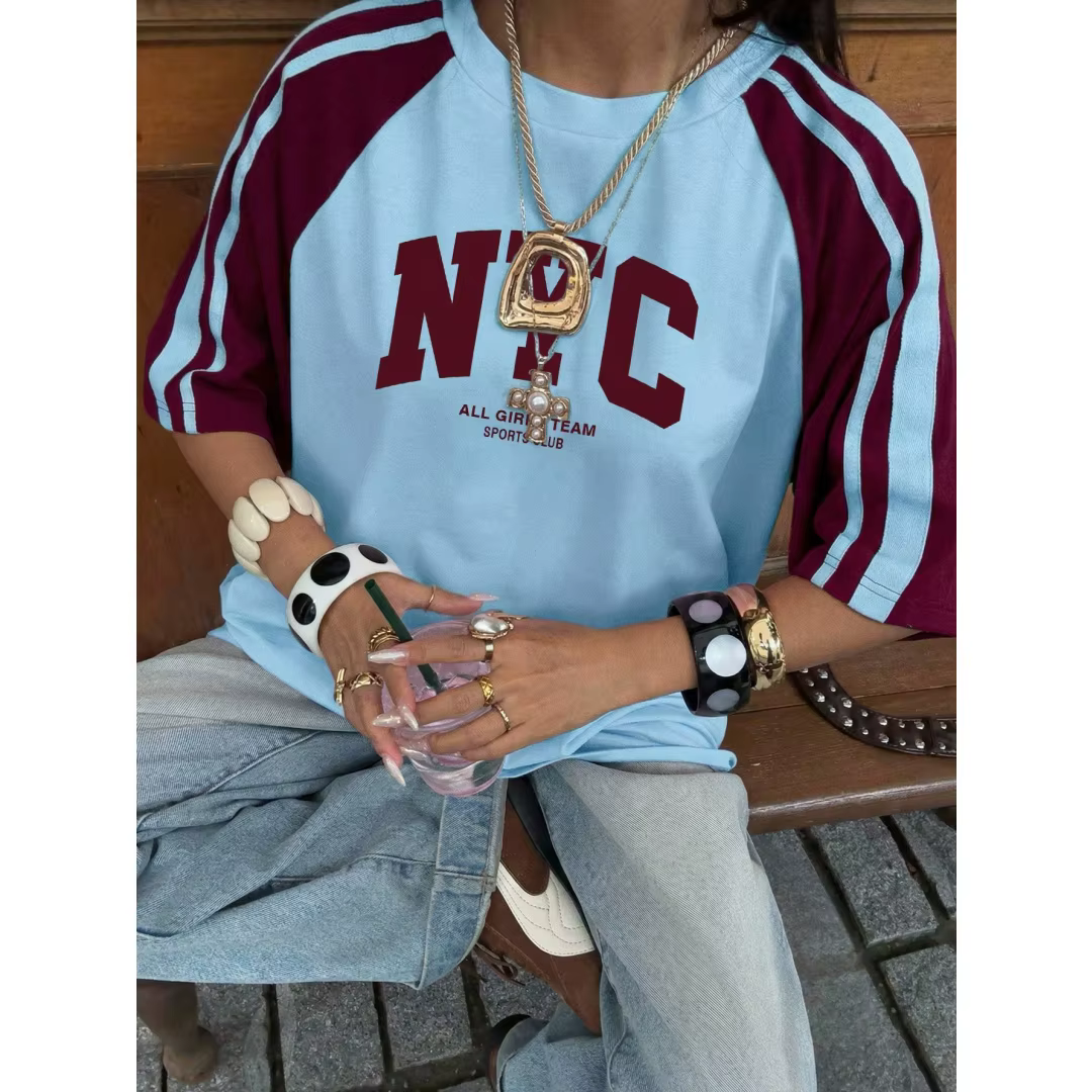 T-shirt à manches raglan pour femme