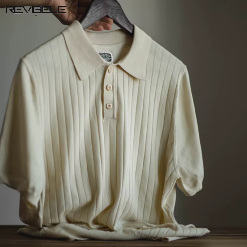 Polo à manches courtes Mulberry InjVintage pour hommes