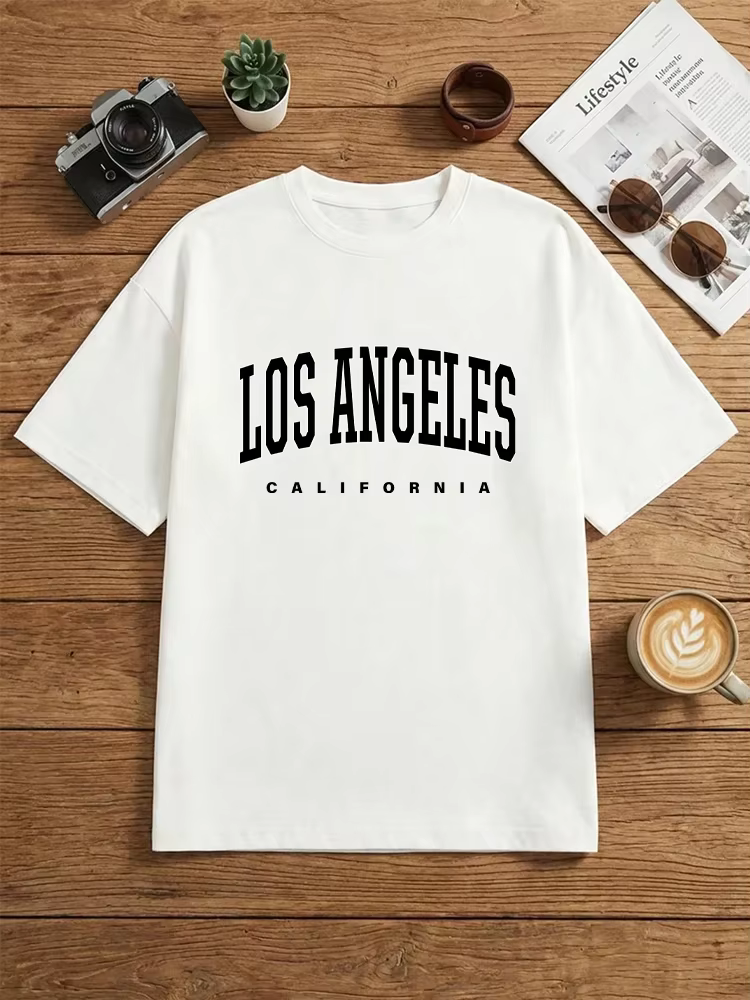 T-shirt ample en coton pour femme