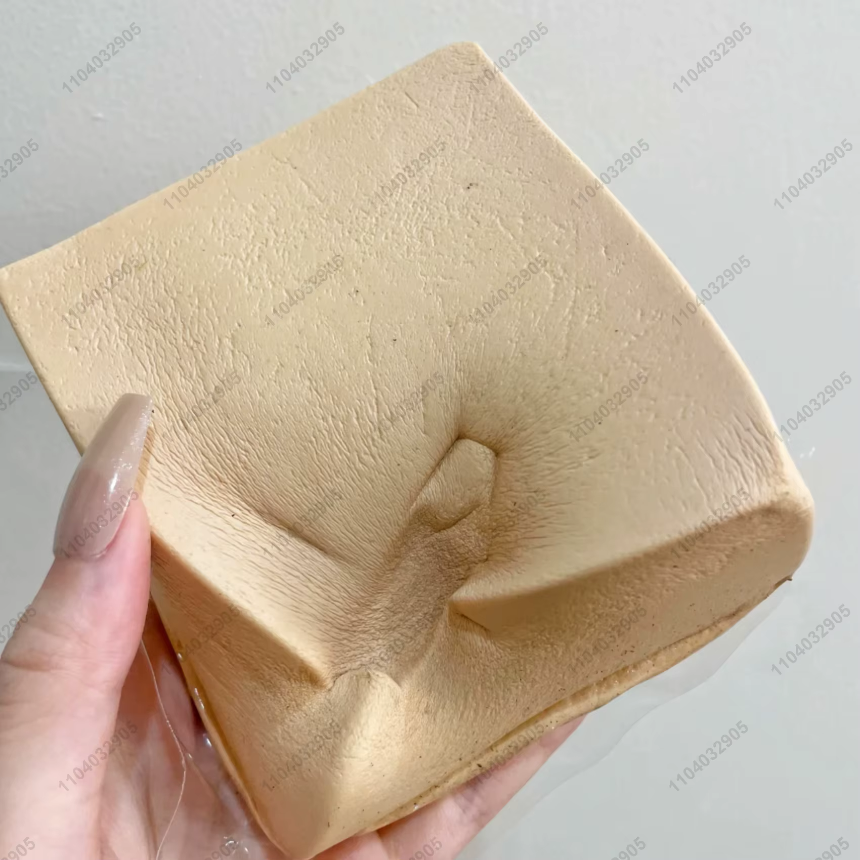 Jouet spongieux à remontée lente pour gâteau mousse, gâteau carré, sucre brun, rebond lent, jouet à presser, anti-souligné, main de libération, cadeau de détente