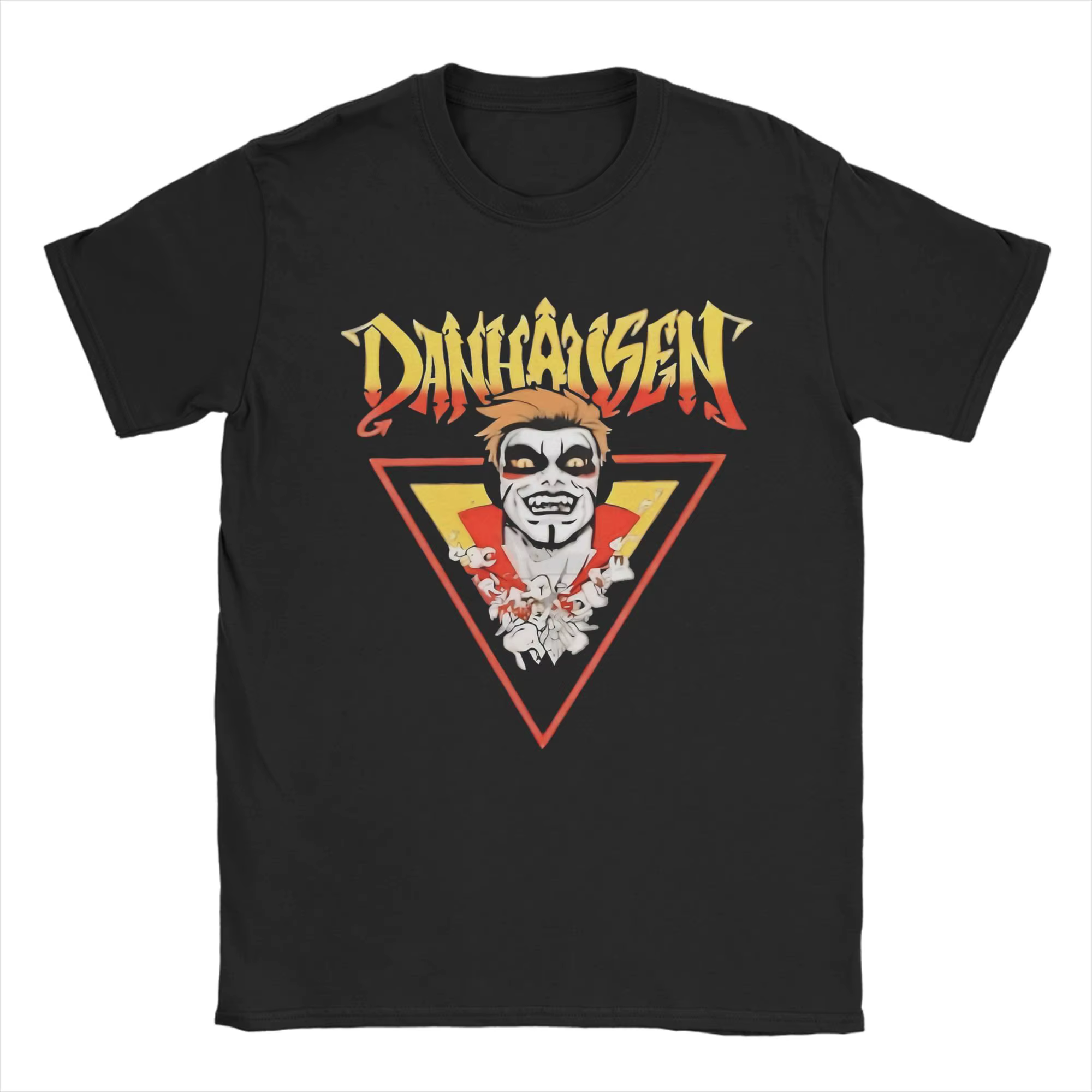 Danhausen Wrestler T-shirts pour hommes en coton vintage à col rond à manches courtes vêtements grande taille