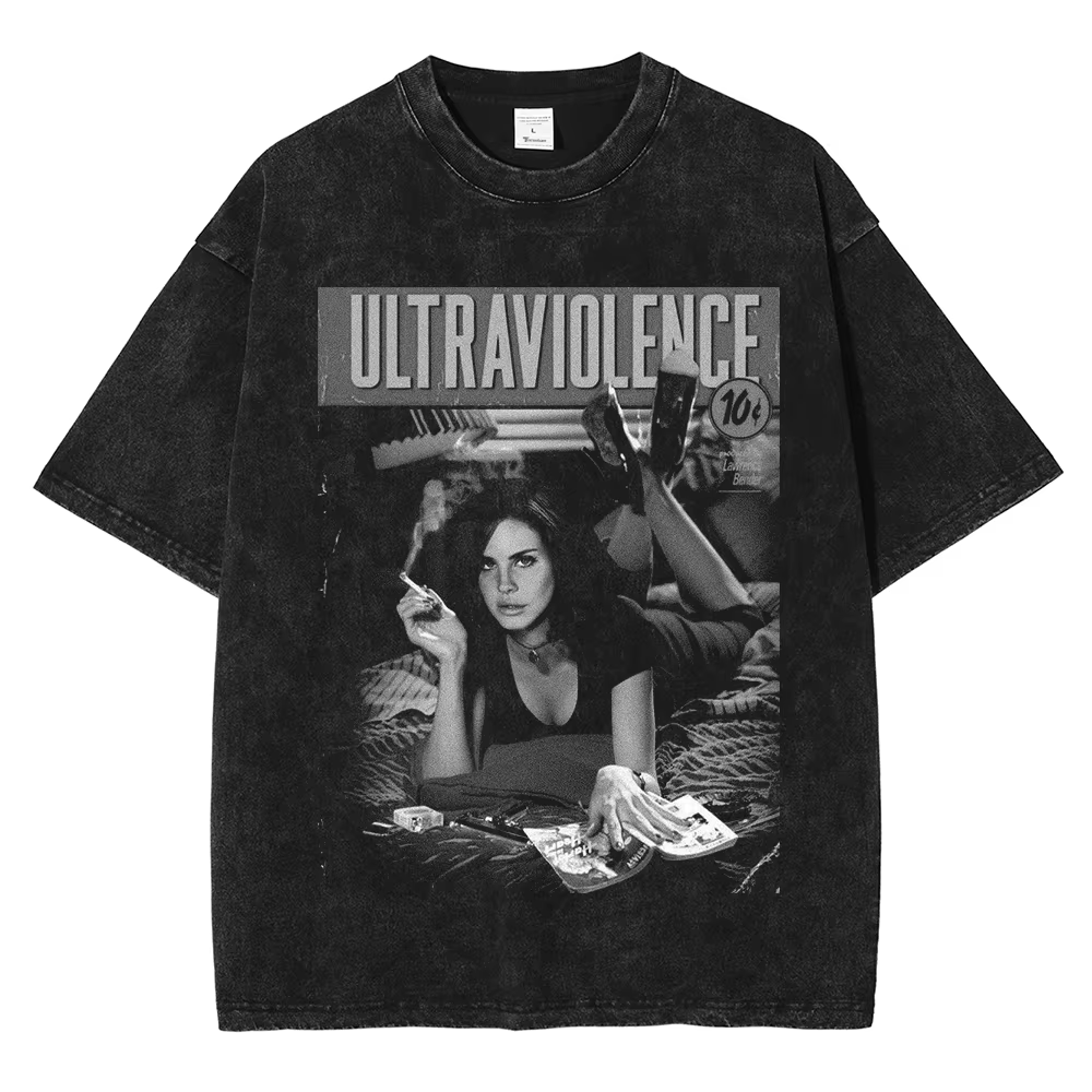 T-Shirt à Manches Courtes et Col Ras du Cou pour Homme