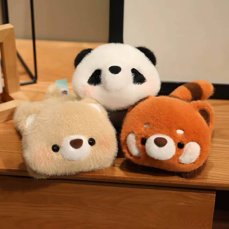 Mignon Panda ours éléphant loutre pingouin poulet chat chien jouets en peluche animaux