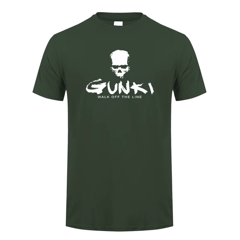 Gunki Hommes T Shirt Été Casual Manches Courtes Économie Mans Cool Y-Gunki Tshirt LH-099