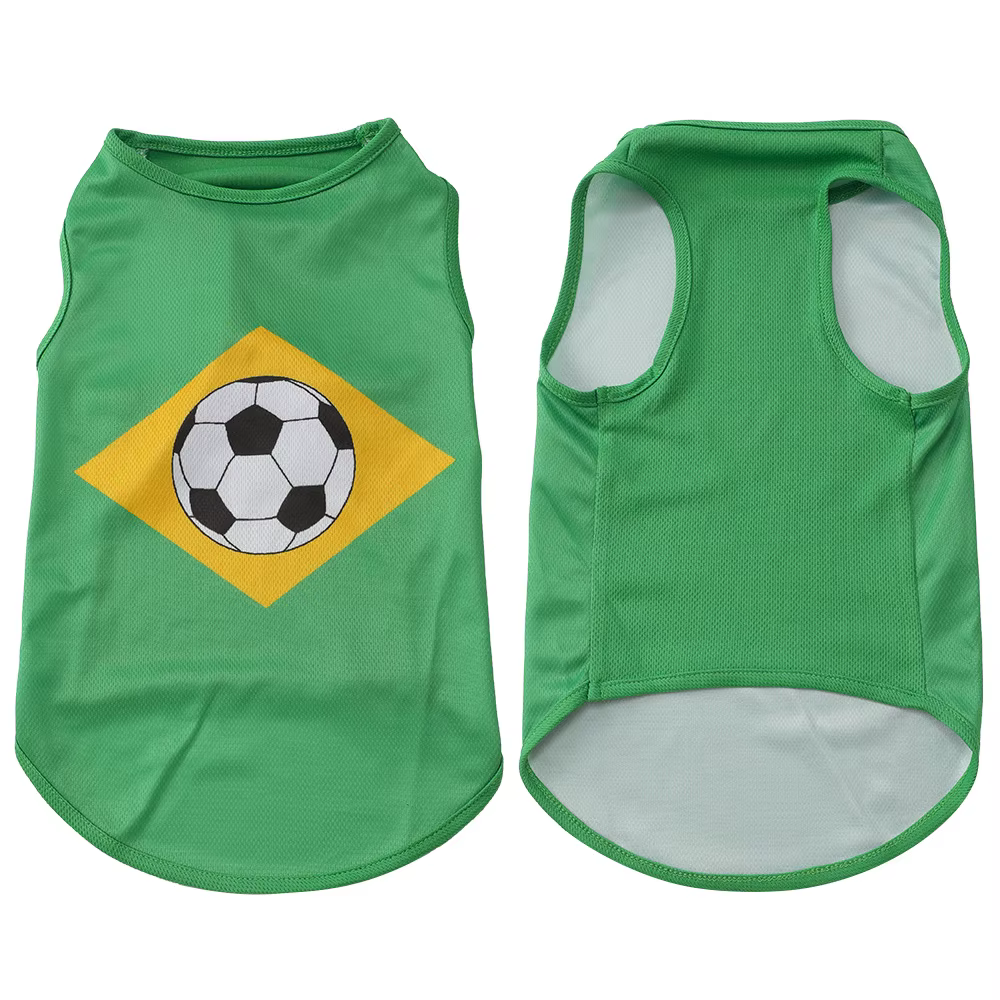 Débardeur pour chien motif équipe de football
