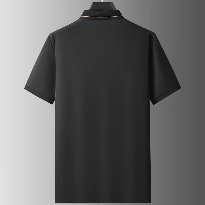 Polo de luxe à manches courtes pour hommes