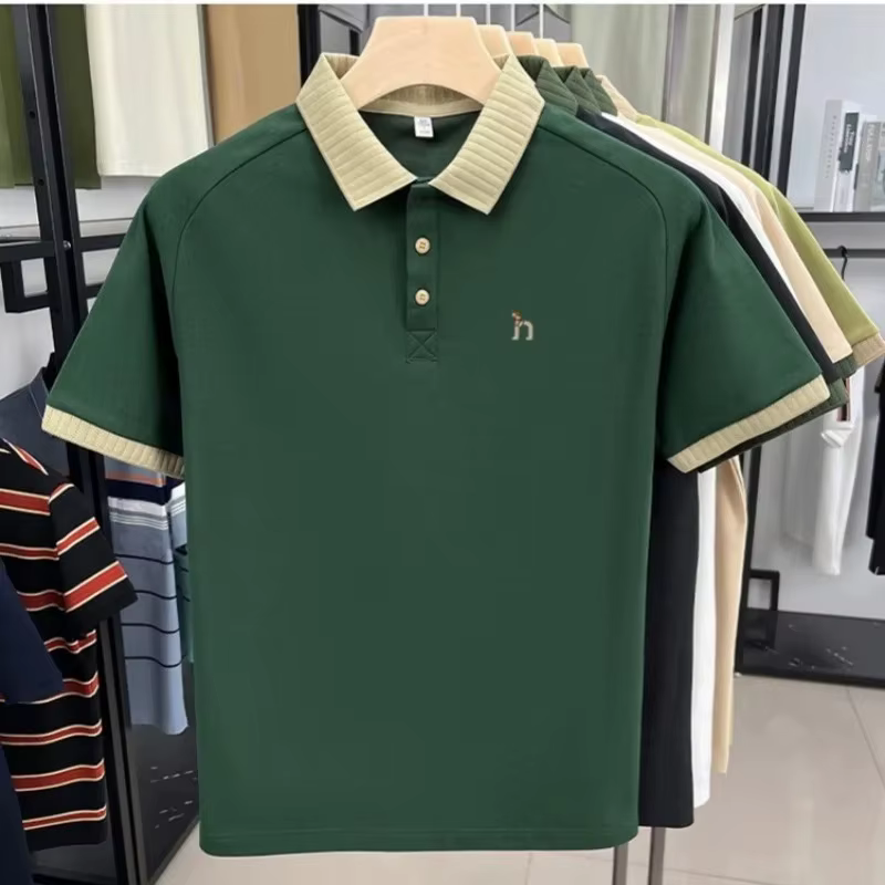 Polo à manches courtes pour homme de marque de luxe