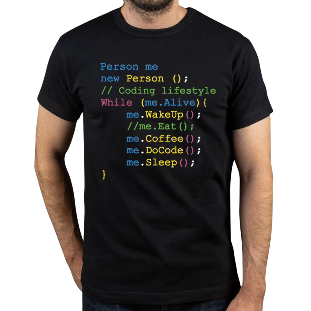 T-shirt unisexe à manches courtes et col rond