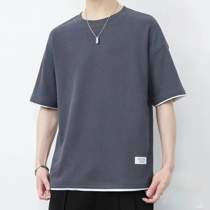 T-shirt ample à manches courtes pour homme