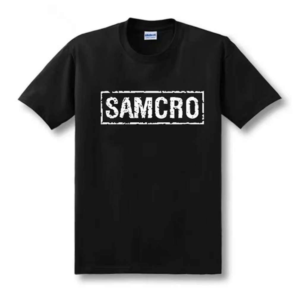 T-shirt imprimé SAMCRO pour hommes et femmes