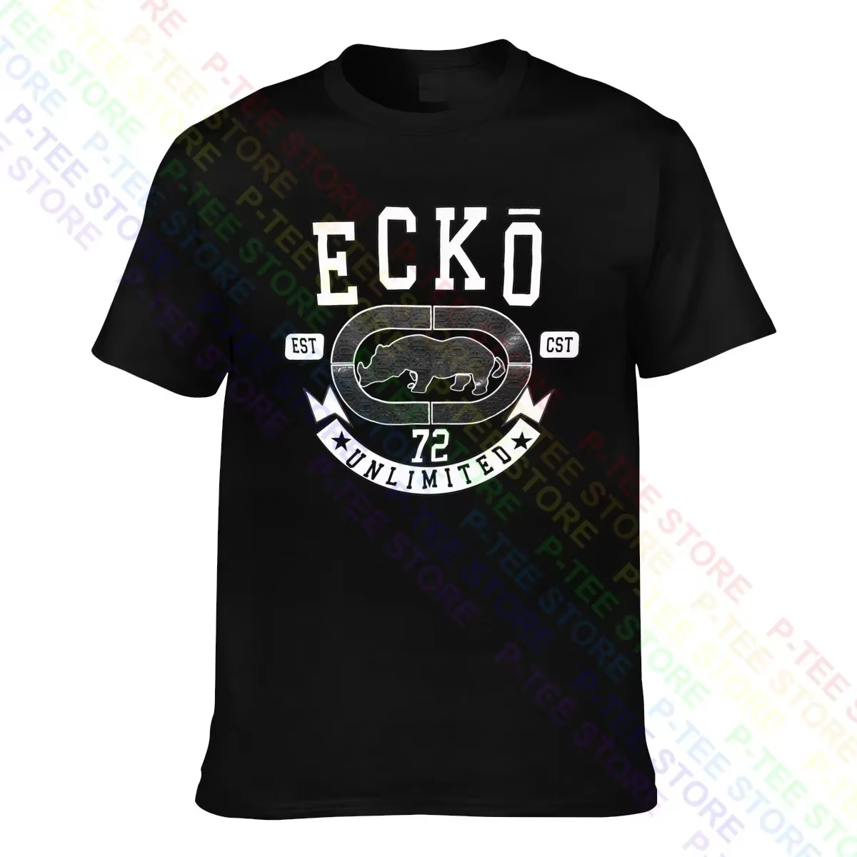 Ecko_Unltd rouge Hip Hop 1972 Rhino T-shirt