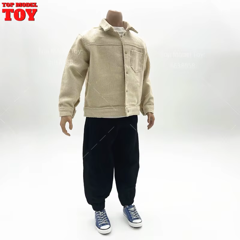 1/6 échelle hommes décontracté à la mode haut T-shirt pantalon manteau vêtements accessoire modèle pour 12 ''homme soldat figurine corps poupées jouet