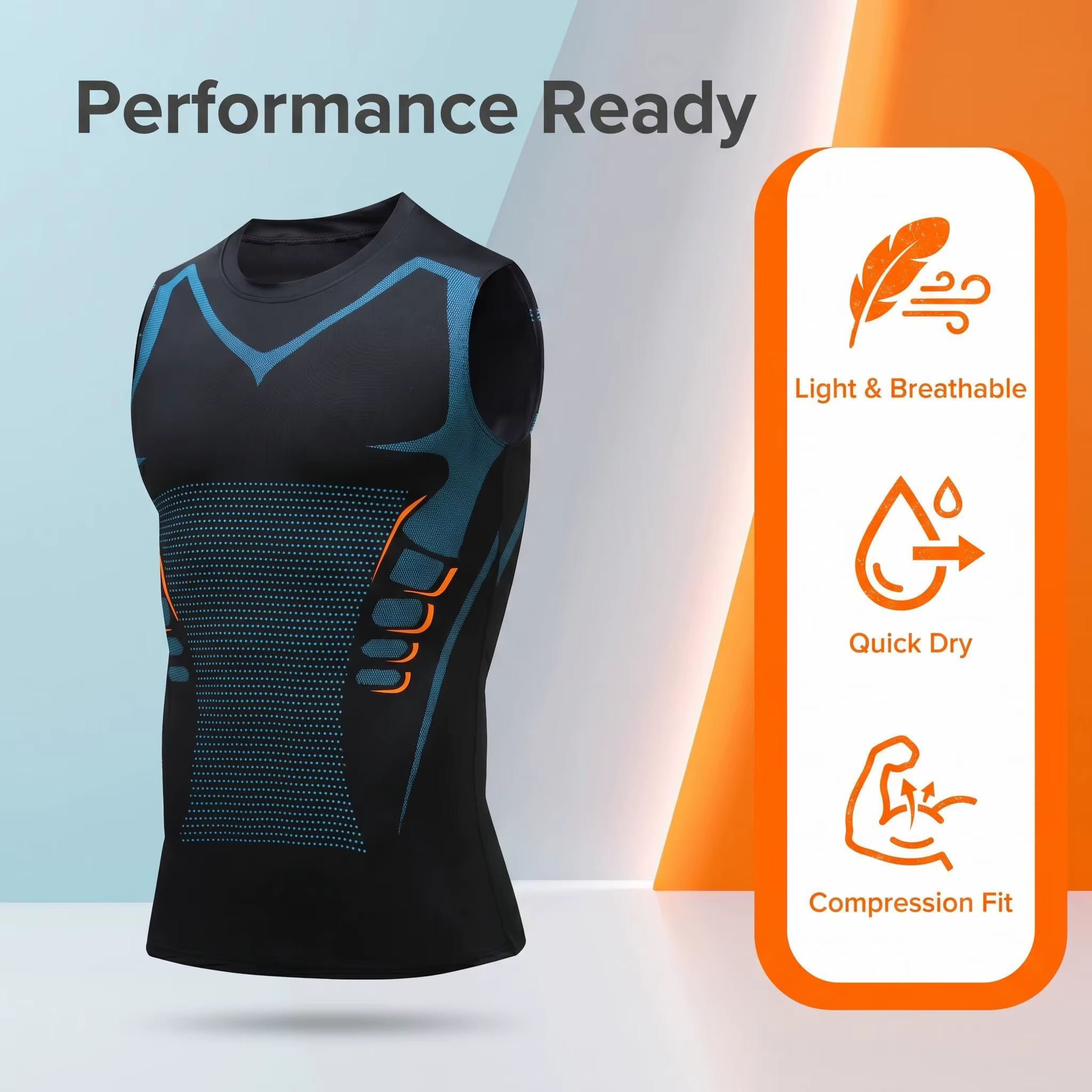 Débardeur de compression pour homme
