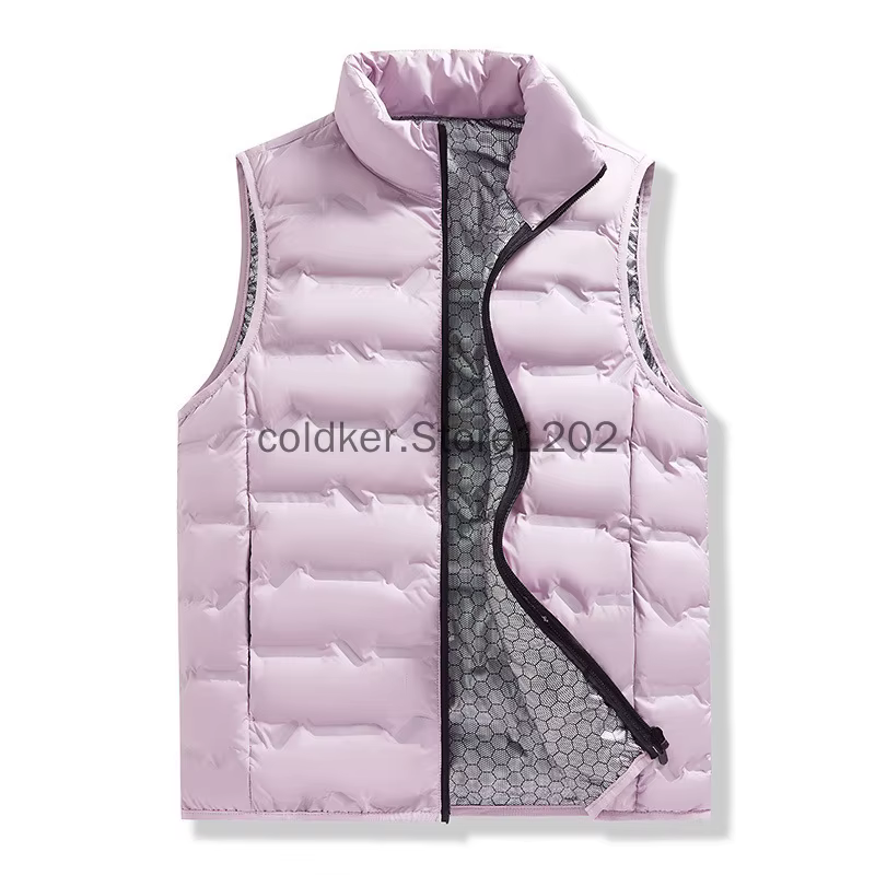 Hiver gilet sans manches vestes chaud imperméable ultraléger bouffant