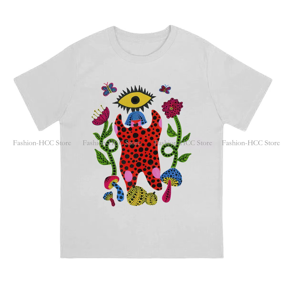 T-shirt Yayoi Kusama en pur coton pour hommes