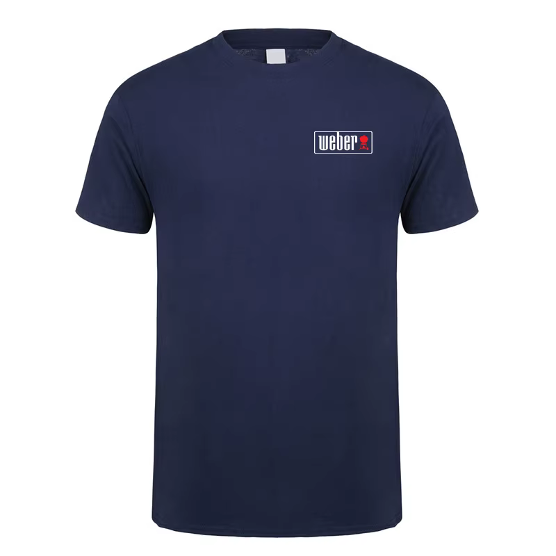 T-shirt manches courtes Weber pour hommes, décontracté, cool, barbecue, été