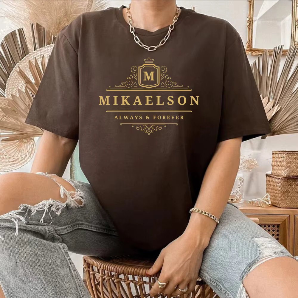 T-shirt journal des Vampire Mikaelson, Always and Forever, Original, Fans