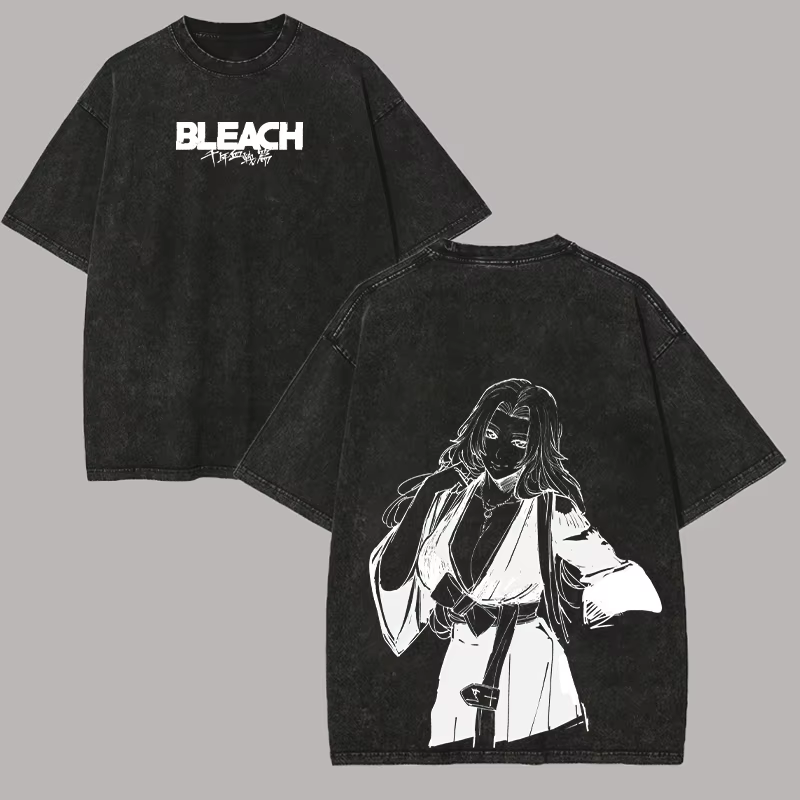 T-shirt délavé effet blanchi