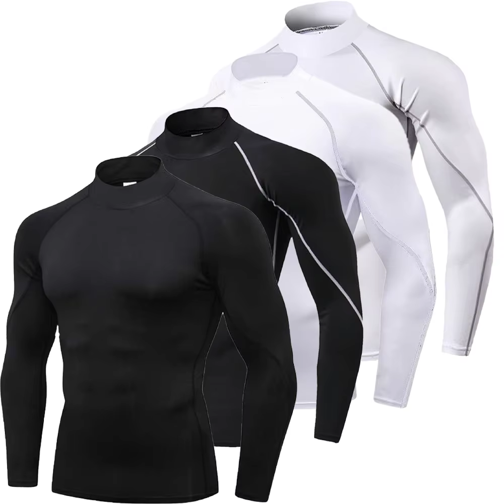 T-shirt de compression pour homme à séchage rapide