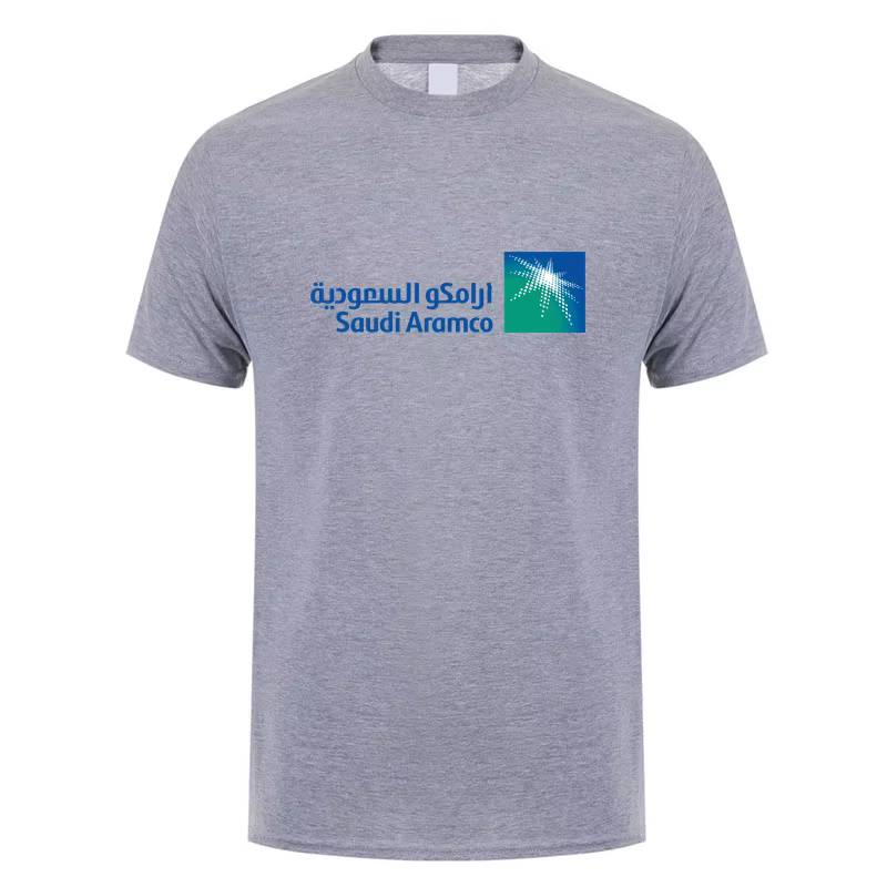 Saudi Aramco T Shirt Hommes Coton Économie À Manches Courtes Cadeau Unisexe Y-Tee Homme Vêtements LH-581