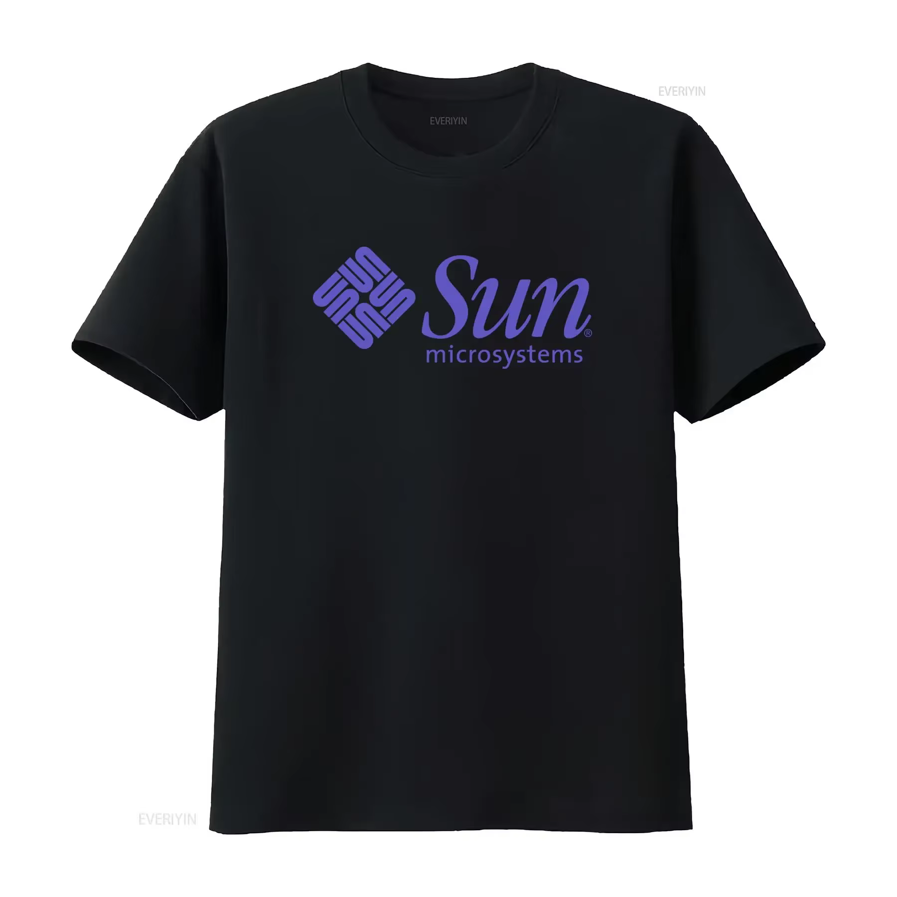 T-shirt blanc pour homme de Sun Microsystems avec logo imprimé