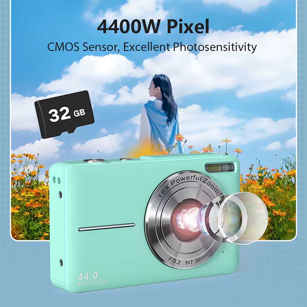 Appareil photo numérique 1080P 44MP caméra