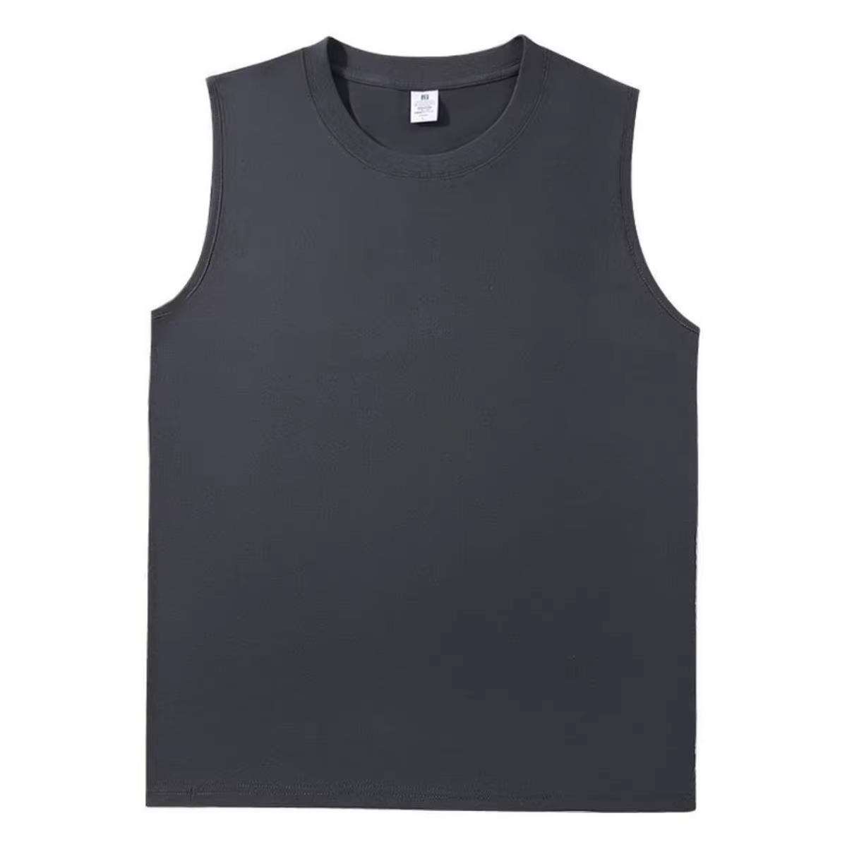 Vente flash - Vêtements d'été pour hommes - Débardeur basique élastique en coton pur - T-shirt sans manches