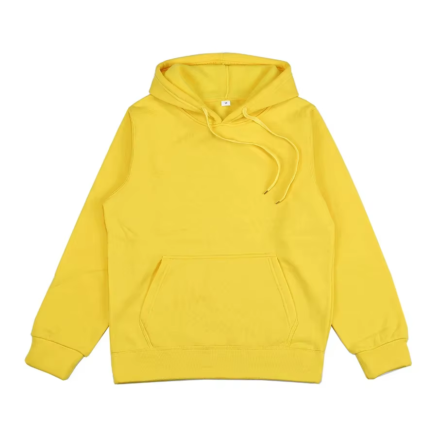 2025 sweat à capuche unisexe sweat-shirt de couleur unie pour hommes et femmes à manches longues pull de poche enfichable