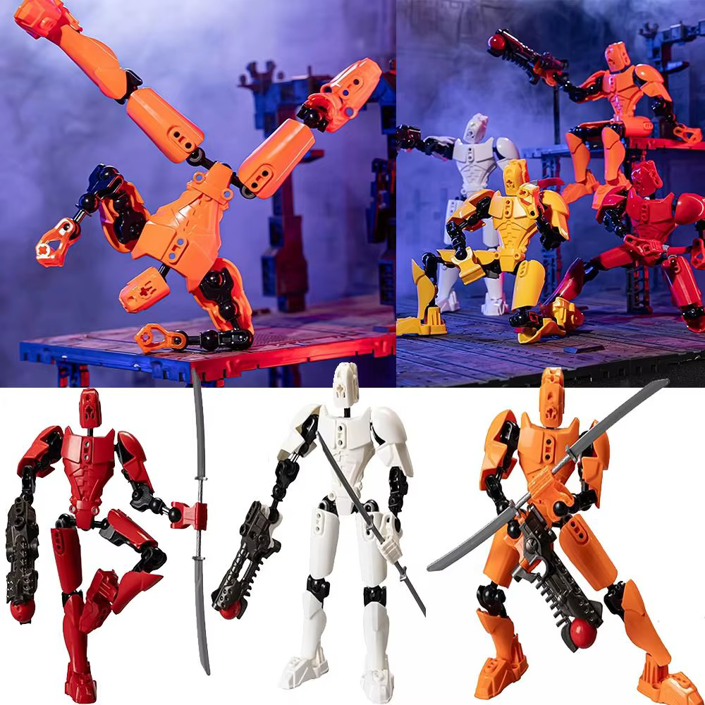 Figurine articulée Titan T13 imprimée en 3D pour les amateurs de jeux