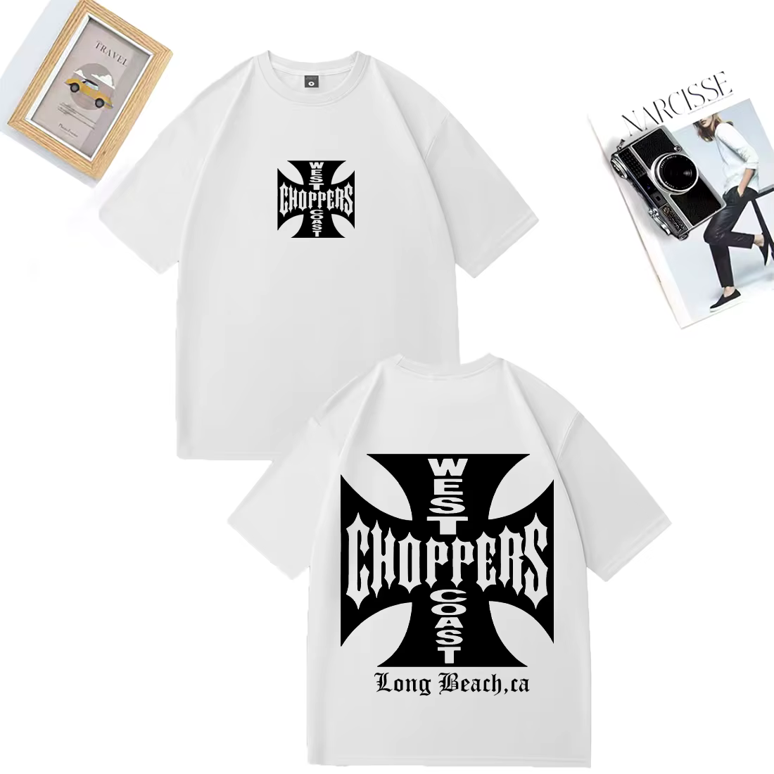 Chemise Paul Walker West Coast Choppers pour hommes et femmes