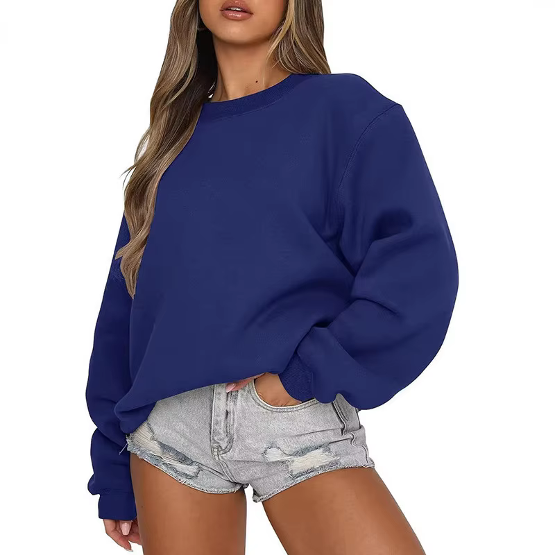 Automne hiver femmes hauts Simple solide