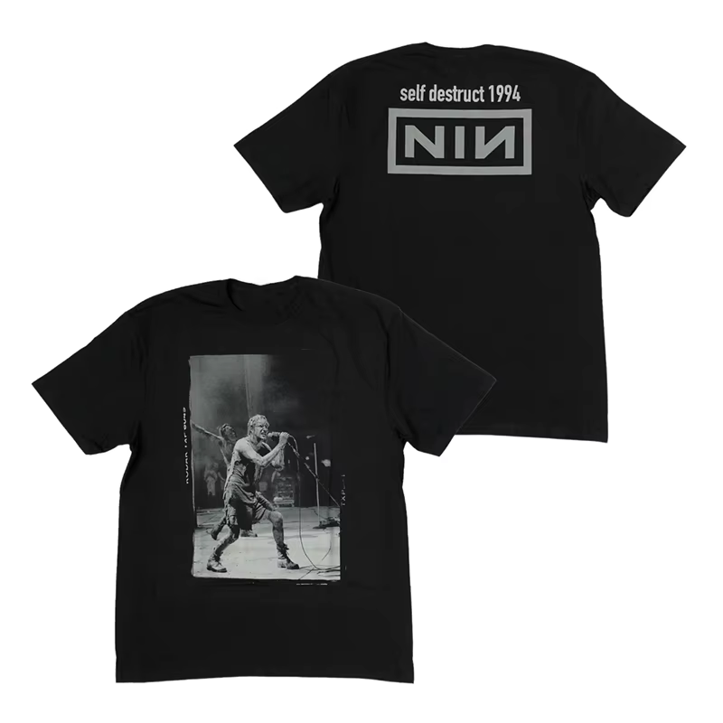 NINE INCH NAILS, Groupe de rock américain, T-shirt décontracté de luxe pour hommes et femmes, Nouveauté 2026