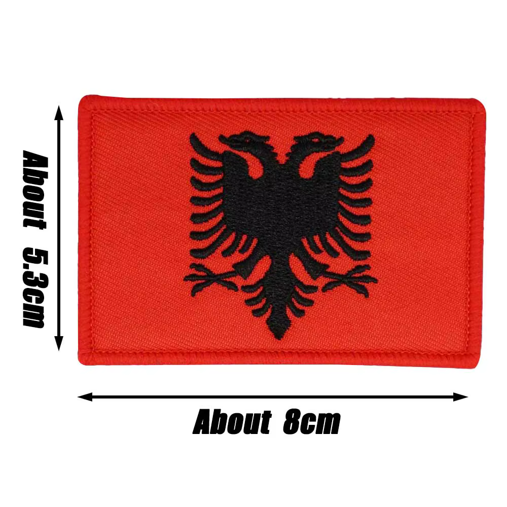 Patch drapeau de l'albanie