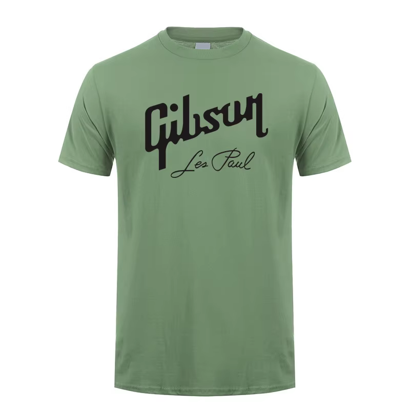 Guitare Gibson t-shirt été hommes à manches courtes coton t-shirts
