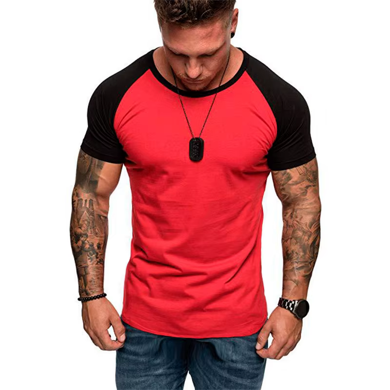 Nouveaux hommes T-Shirt à manches Raglan