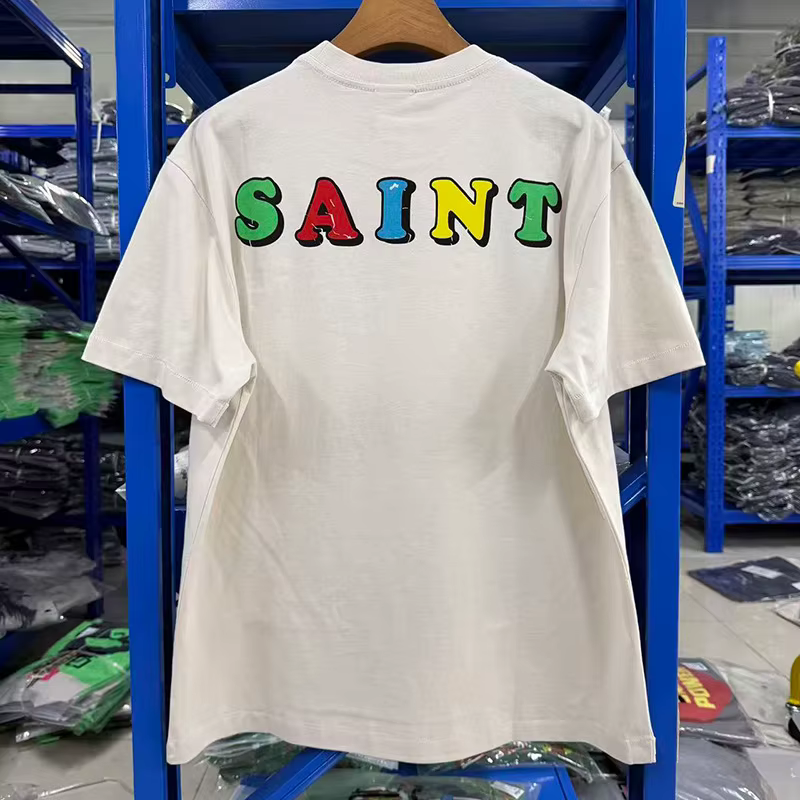 T-shirt Homme Oversize en Coton Blanc Ciment de Qualité Supérieure