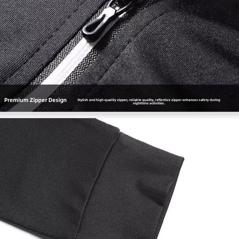 Veste de fitness à manches longues doublée en polaire pour homme