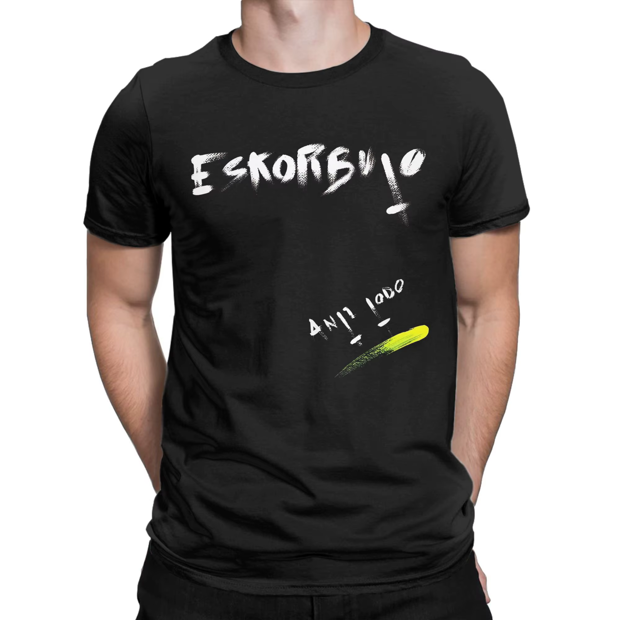 Eskorbuto Antitodo Album Punk Band T-Shirt hommes musique Vintage coton t-shirts col rond à manches courtes