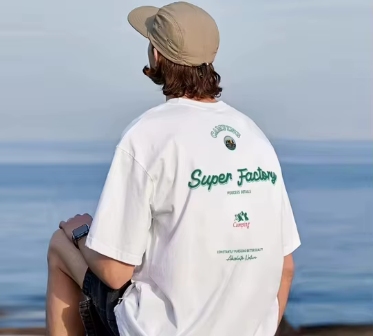Nouveau T-shirt d'été 2026 à manches courtes style camping en plein air