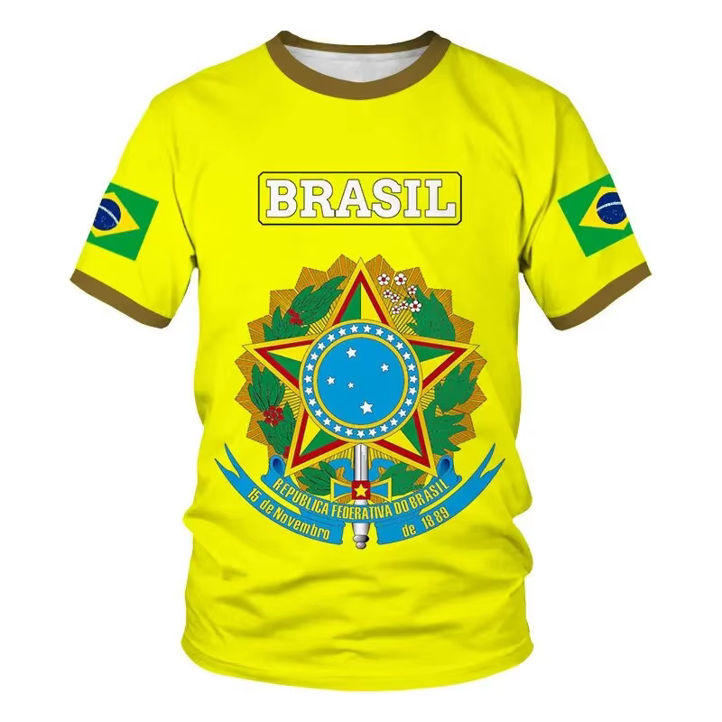 T-shirt graphique de sensation brésilienne pour hommes
