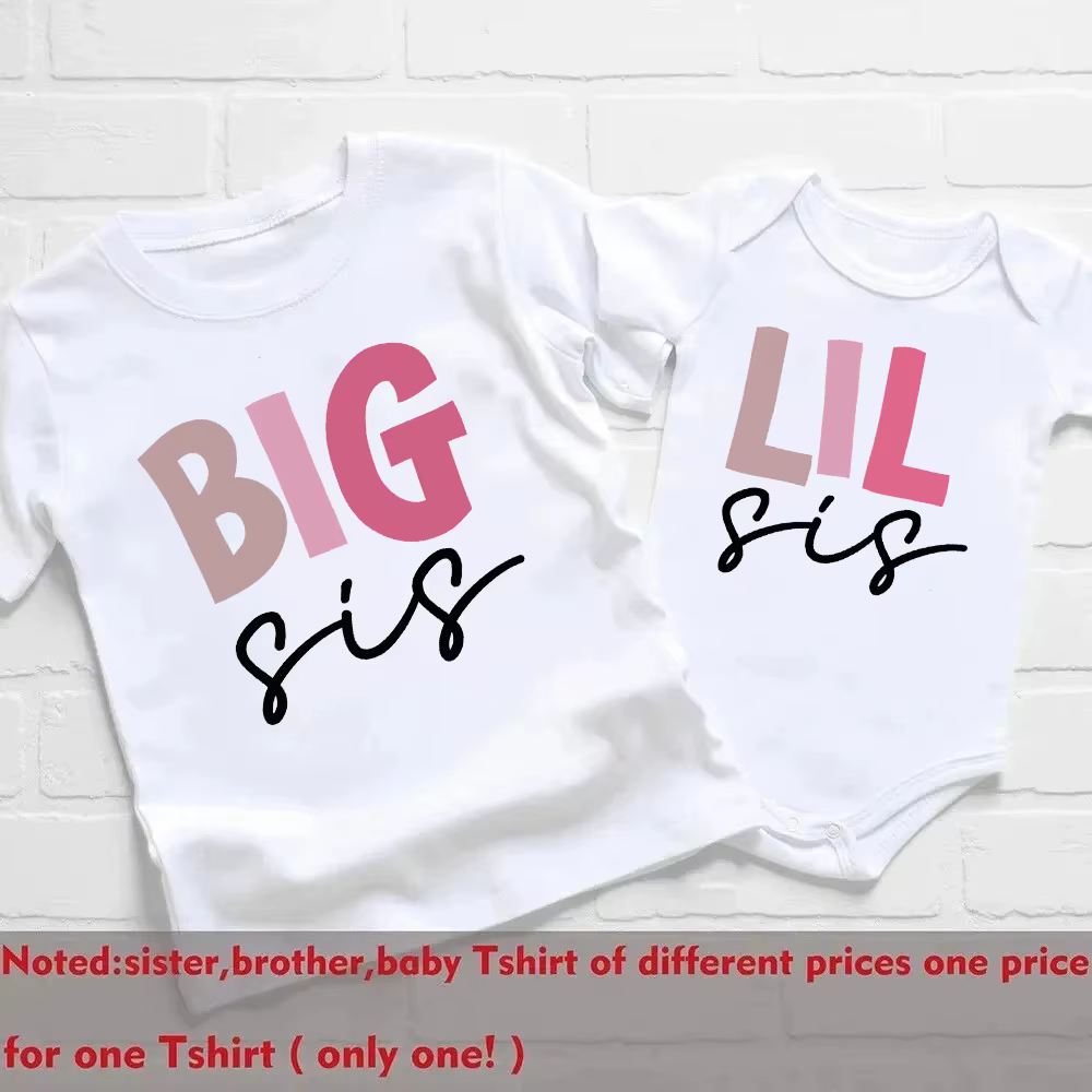 Chemises assorties pour la famille Big Brother Little Sister