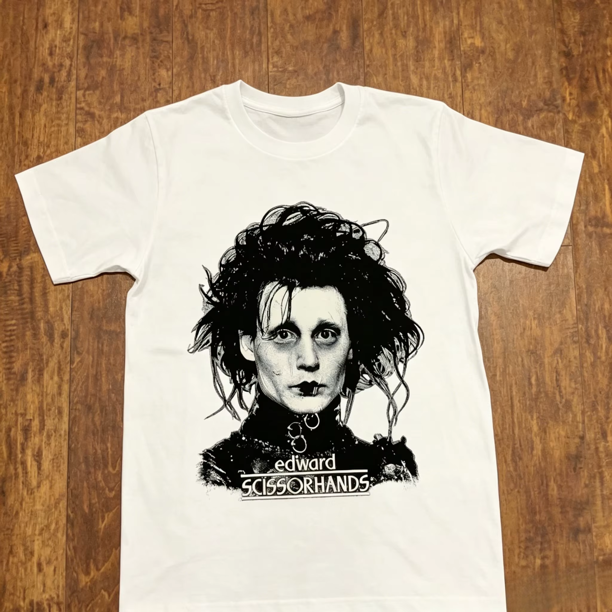 T-shirt graphique rétro Edward Scissorhands pour hommes et femmes