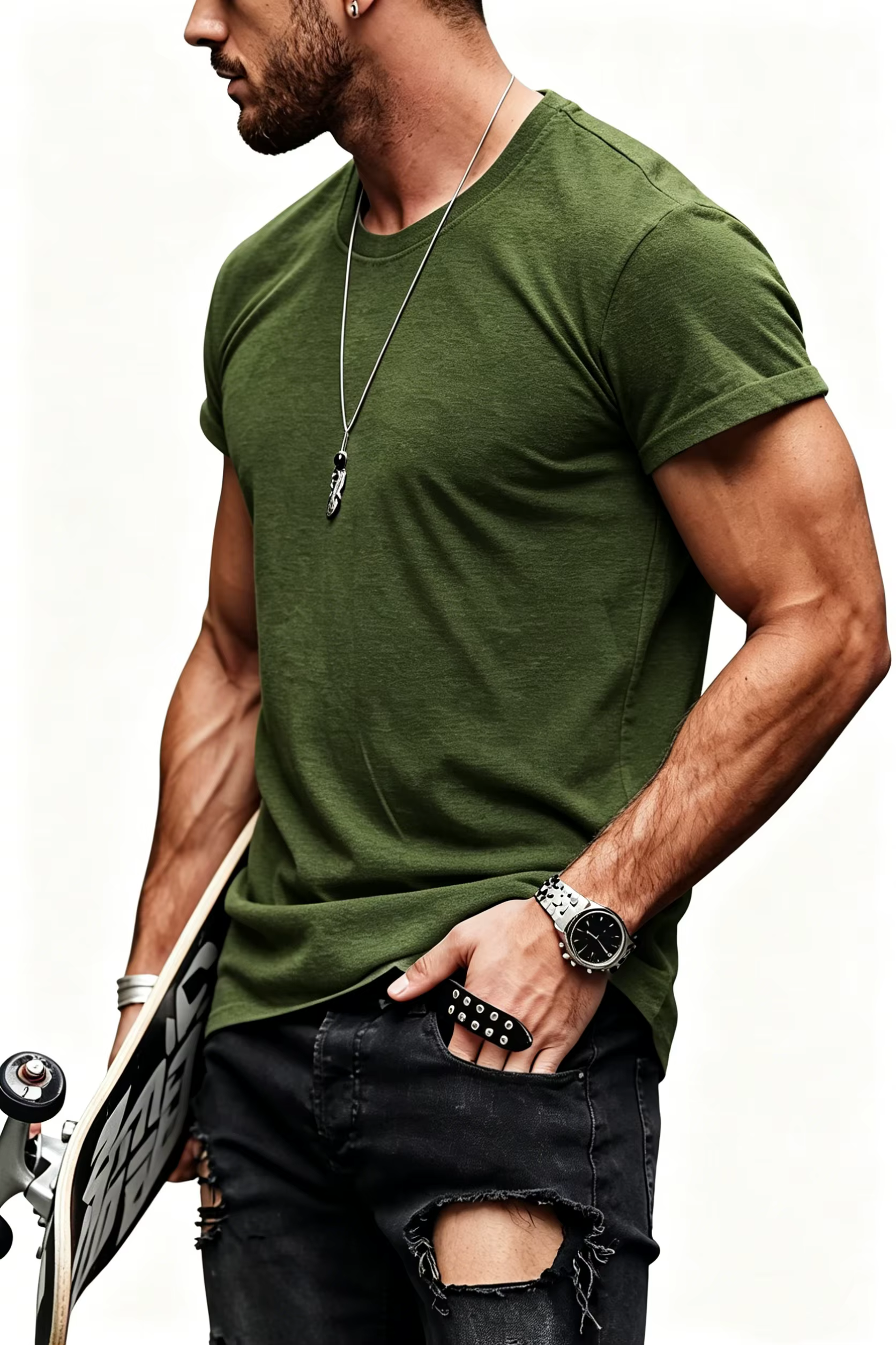 T-shirt de sport et de fitness pour homme