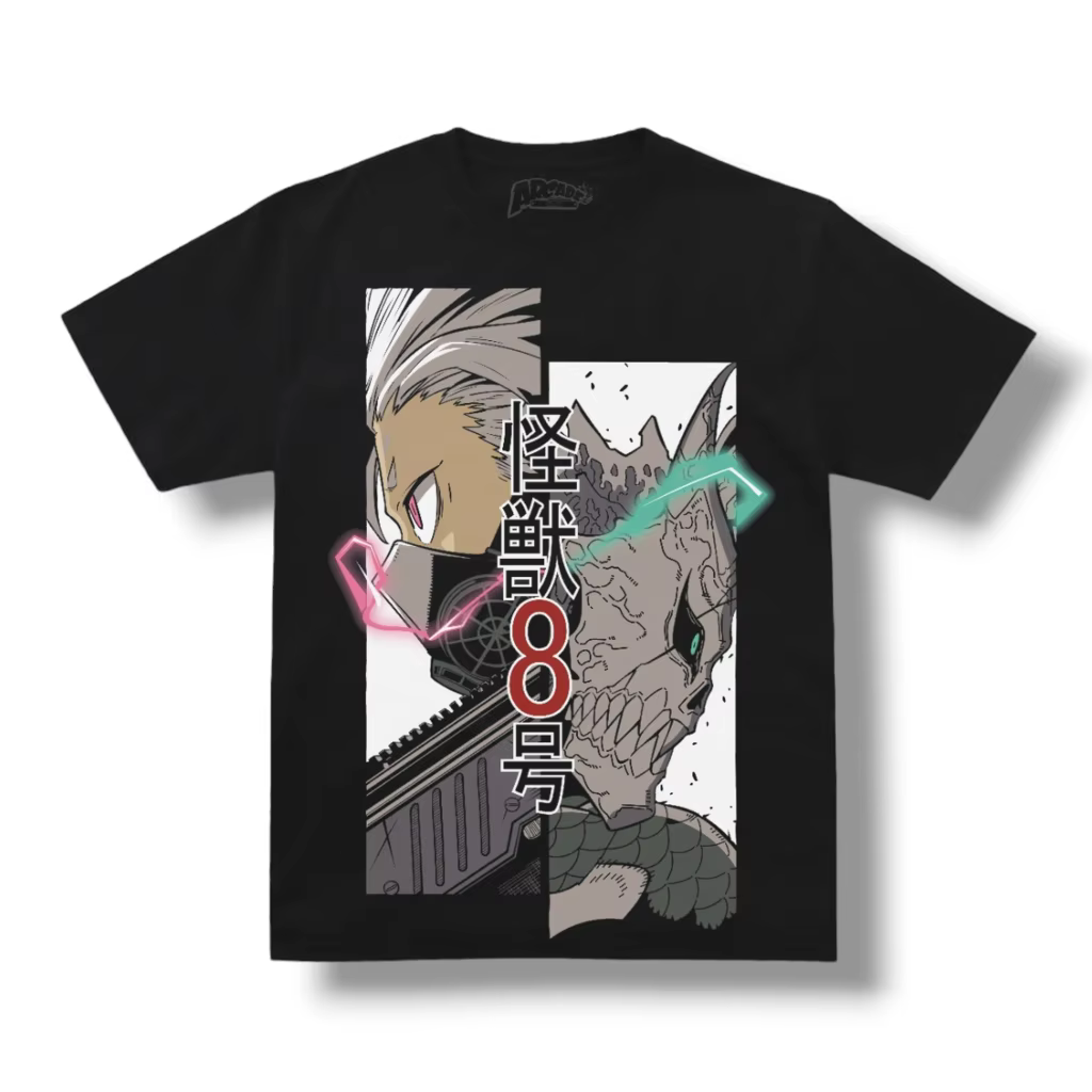 25 nouveau chaud japonais Anime KAIJU No.8 saison 2 T-shirts femmes hommes décontracté coton surdimensionné Y2k haut