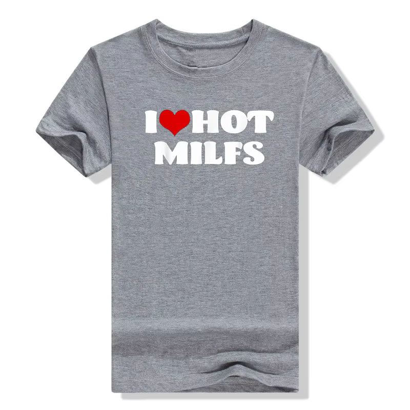 T-Shirt I Love Milelasticity lettres imprimées